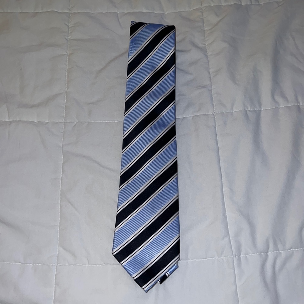 Alexander Julian Tie (Blue Striped)